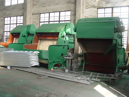 먹이는 모직을 위한 1830mm 모직 닦는 기계 또는 V 벨트를 가진 면